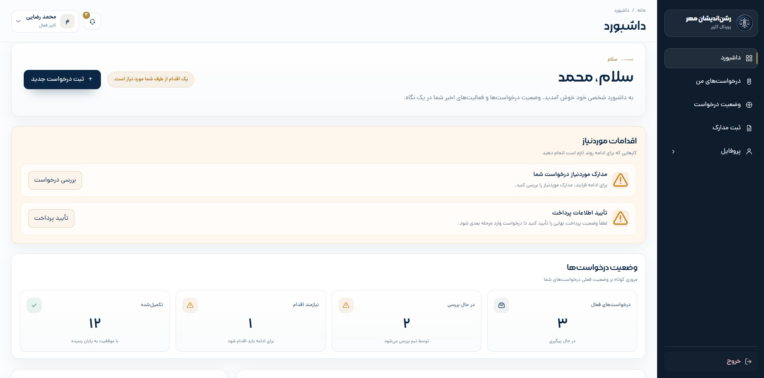طراحی و توسعه سامانه جامع خدمات اداری، حقوقی و مالی - تصویر 6